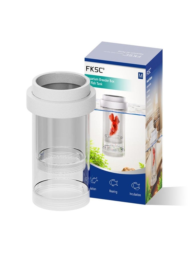 FKSC Floating Breeder Box for Fish Tank - Aquarium Isolation Separator Hatchery Incubator for Guppy, Betta, Clownfish, Coral, Baby & Injured Fish - Image 2